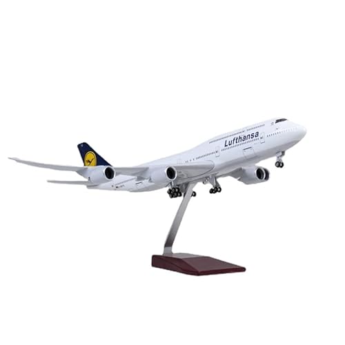 B747 Lufthansa Flugzeug Kein Licht Modell Spielzeug 1/150 Airline 747 Flugzeug Modell Rad Fahrwerk Kunststoff Harz Flugzeug Modell von Keraldinv