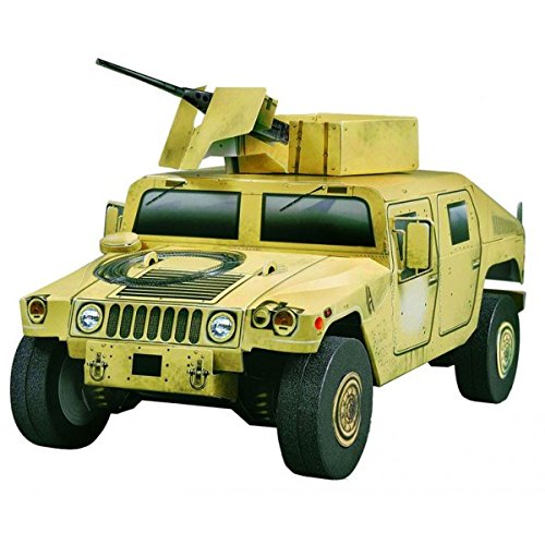 Keranova 163 Clever Paper Legendary Cars Collection Hummer HMMWV 3D-Puzzle-Spielzeug, Maßstab 1/24, Mehrfarbig von Keranova