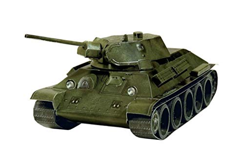 Keranova 199–02 Maßstab 1: 35 grün Clever Papier T-34 Tank 3D Puzzle 55 (teilig) 3704500 von UMBUM