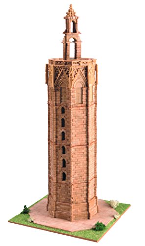 Keranova 30103 Historic Buildings 3242 Teile The Miguelete Bell Tower Modell, 19,5 x 19,5 x 47 cm, Mehrfarbig von Keranova