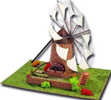 Keranova 30250 24 x 24 x 23 cm Singular Gebäude Windmühle Modell 3D Puzzle (1714-piece) von Keranova