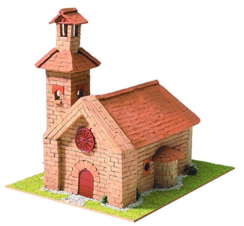 Keranova 30334 14,5 x 21 x 19,5 cm Mittelalter City Kapelle romanica Modell 3D Puzzle (2000) von Keranova