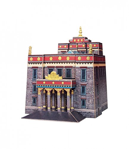 Keranova 413 Clever Paper Historische Gebäude Buddhistischer Tempel von St. Petersburg, Maßstab 1:200, Mehrfarbig, M von Keranova