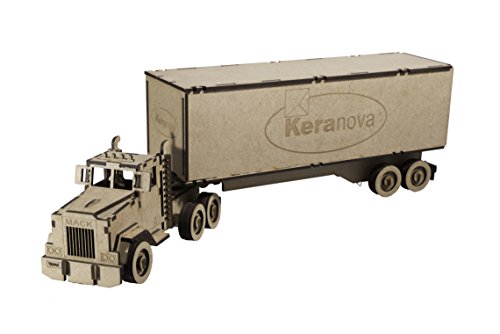 Keranova 5502 8,7 x 48 x 13 cm Collection Junior DMQ Trailer Truck Modell 3D Puzzle ('s) von Keranova
