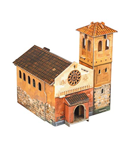 UMBUM Innovatives 3-D-Puzzle Kapelle Medieval Town 3D-Kartonmodellbausatz für Erwachsene und Kinder von UMBUM