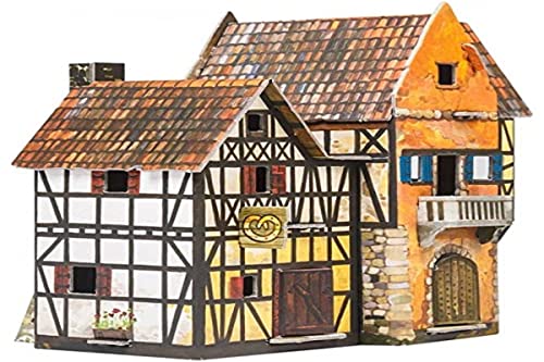Umbum 243 16 x 10 x 17 cm Clever Papier Mittelalter Town Bakery 3D Puzzle von Umbum