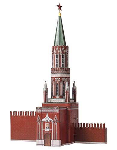 Keranova keranova254 22 x 11 x 30 cm Clever Papier historischen Gebäude Die St. Nikolaus Tower Moskau Kreml 3D Puzzle von UMBUM
