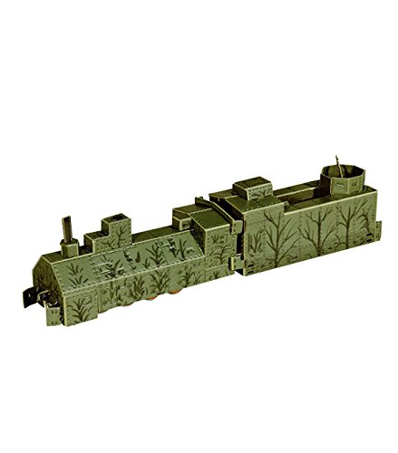 Keranova keranova302 Maßstab 1: 87 Clever Papier Railway Collection Gepanzerten Dampflokomotive 3D Puzzle (54-) von Keranova