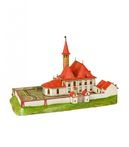 Keranova keranova344 Maßstab: 1: 150 33,5 cm Clever Papier historischen Gebäude Priory Palace 3D Puzzle (106) von Keranova