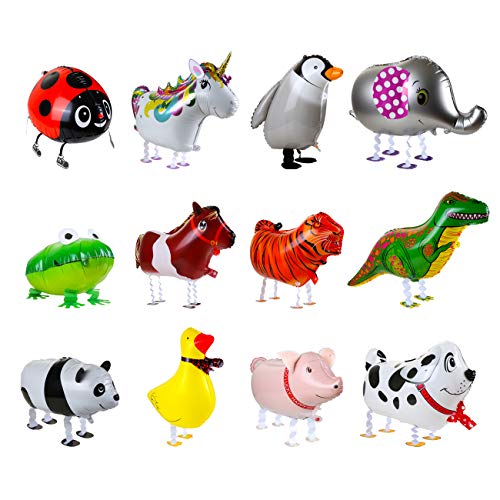 Kesote 12 Folienballon Tier Walking Luftballons Helium Ballons Walker für Kinder Geburtstag Party Deko Geschenk Mitgebsel Kesote 12 Folienballon Tier Walking Luftballons Helium Ballons Walker für Kinder Geburtstag Party Deko Geschenk Mitgebsel von Kesote