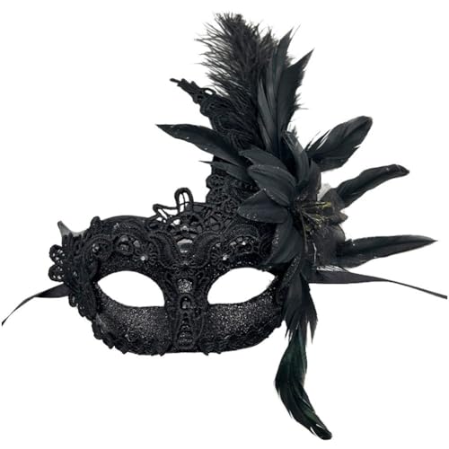 Federmaske, Maskerade-maske, Karneval, Maskenball, Geburtstagsfeier, Federdekoration, Damen-maskerade-masken Federmaske, Maskerade-maske, Karneval, Maskenball, Geburtstagsfeier, Federdekoration, Damen-maskerade-masken von Keuyeo