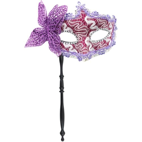 Maskerade-maske Haltestab, Venezianische Maske, Mardi Gras-maske, Weihnachten, Halloween, Kostüm, Karneval, Party, Schmetterlingsmaske Für Damen Und Herren Maskerade-maske Haltestab, Venezianische Maske, Mardi Gras-maske, Weihnachten, Halloween, Kostüm, Karneval, Party, Schmetterlingsmaske Für Damen Und Herren von Keuyeo