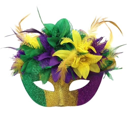 -maskerade-maske, Brasilianischer Karneval, Halbe Gesichtsmaske, Festival, blumen-maske, Party-performance-maske -maskerade-maske, Brasilianischer Karneval, Halbe Gesichtsmaske, Festival, blumen-maske, Party-performance-maske von Keuyeo
