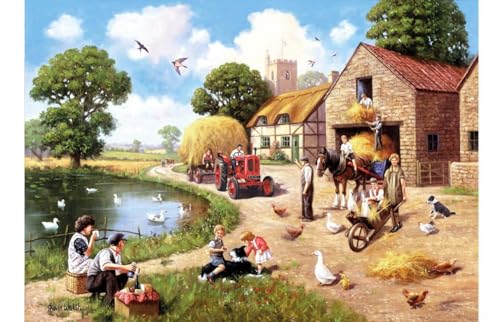 Kevin Walsh K33007 Nostalgie Harvest Time 1000 Teile Puzzle Mehrfarbig von Kevin Walsh