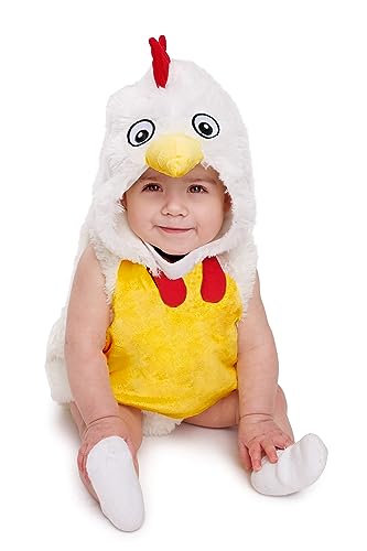 Kewlent - Hühner-Kostüm für Mädchen und Jungen (Gelb, 6-12 Monate) von Kewlent