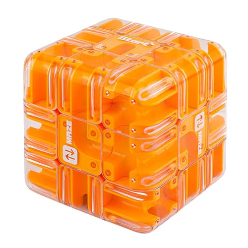 3D Puzzle Maze Game Sensory 3D Maze für Kinder 8-12 (Orange) von Kexpery