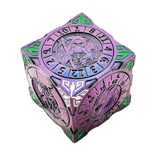 7 in 1 Drehwürfel, Rollenspiel aus Metall, verschleißfest, für Partys, Gesellschaftsspiele 7 in 1 Drehwürfel, Rollenspiel aus Metall, verschleißfest, für Partys, Gesellschaftsspiele von Kexpery