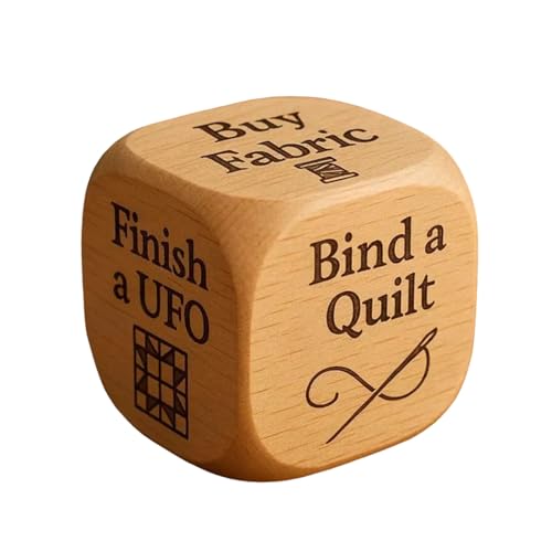 Die Rendez-Nachtwürfel aus Holz mit 6 Aufgaben bestimmen die Würfel für Frauen Geschenke (Quilt) (a) von Kexpery