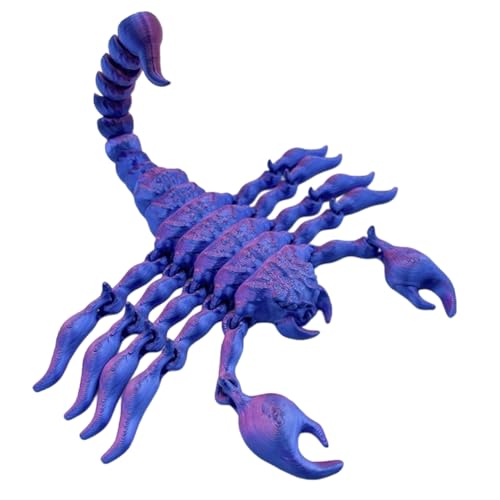Kexpery 3D artikulierte Tierfiguren kreative Skorpion -Taktildekoration for Schreibtisch und Haus von Kexpery