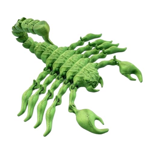 Kexpery 3D artikulierte Tierfiguren kreative Skorpion -Taktildekoration for Schreibtisch und Haus von Kexpery
