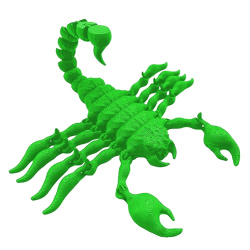 Kexpery 3D artikulierte Tierfiguren kreative Skorpion -Taktildekoration for Schreibtisch und Haus von Kexpery