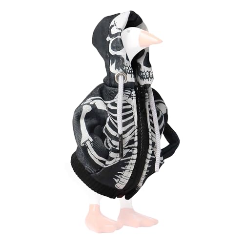 Kexpery Büro-Gänseorzen, Kapuzenpullover, Halloween, 17,8 cm, Zubehör für Büro, Gänse (Schädel) (Kürbis) von Kexpery