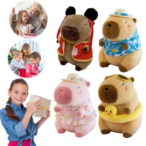 Kexpery Capybara Plüsch-Spielzeug, 30 cm, weich, Kawaii, Capybara, Spielzeug für Zuhause (Stil Nasha) von Kexpery