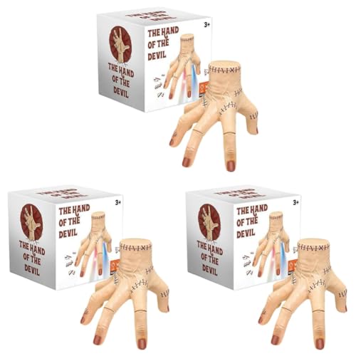 Kexpery Elektrische Hand-Attrappe mit Beleuchtung, Dekoration, Halloween, gruseliges Spukhaus von Kexpery
