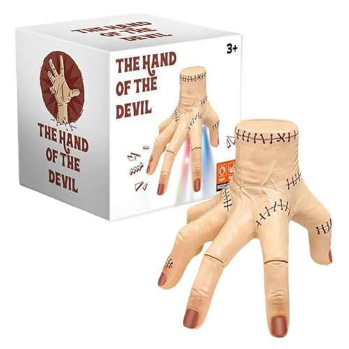 Kexpery Elektrische Hand-Attrappe mit Beleuchtung, Dekoration, Halloween, gruseliges Spukhaus von Kexpery