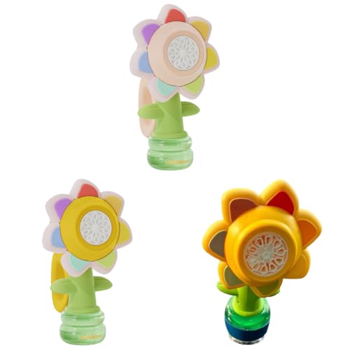 Kexpery Elektrische Sonnenblumenblase mit hellem Kinderblasen tragbare Maschine for Hochzeiten von Kexpery