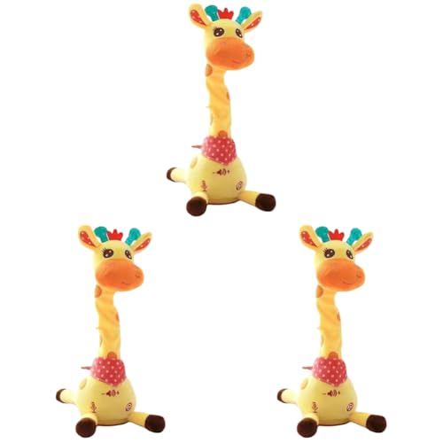Kexpery Giraffe Elektronisches Spielzeug, interaktiv, mit Musik und Wiederholung, für Kinder, originelles und lehrreiches Geschenk von Kexpery