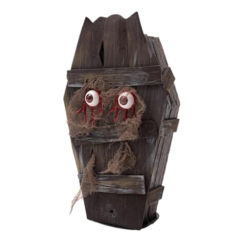 Kexpery Halloween-Truhe mit Soundeffekten und visuellen Effekten für Bar und Geheimraum, gruseliges Zubehör Kexpery Halloween-Truhe mit Soundeffekten und visuellen Effekten für Bar und Geheimraum, gruseliges Zubehör von Kexpery