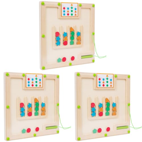 Kexpery Montessori Awakening Toy Sortieren Farben und Formen Magnetic Memory Game for Kinder Geburtstagsgeschenk von Kexpery
