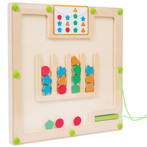 Kexpery Montessori Awakening Toy Sortieren Farben und Formen Magnetic Memory Game for Kinder Geburtstagsgeschenk von Kexpery