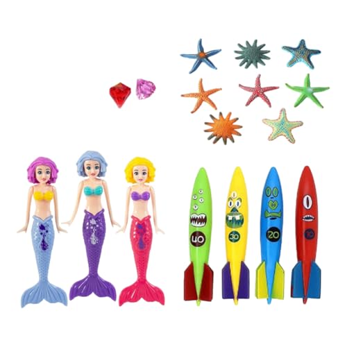 Kexpery Sirène Tauchspielzeug for Schwimmbad Bäder Wasserspiele for Kinder und Erwachsene von Kexpery