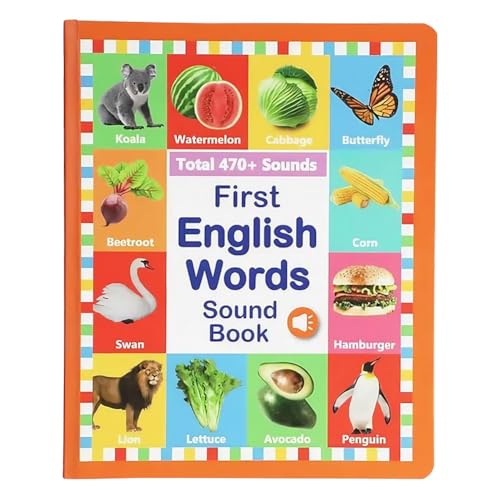Kexpery Sound Bildungsbuch in Englisch 470 Kinder for Kinder 3-6 Jahre taktil und wasserdicht, um zu Lernen, wie Man spricht Kexpery Sound Bildungsbuch in Englisch 470 Kinder for Kinder 3-6 Jahre taktil und wasserdicht, um zu Lernen, wie Man spricht von Kexpery