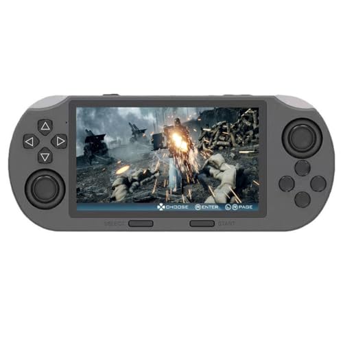 Kexpery Spielkonsole, tragbar, 4,5 Zoll (11,9 cm), HD-Display, Retro-Gaming-Konsole, Multi-Plattform für Familie von Kexpery