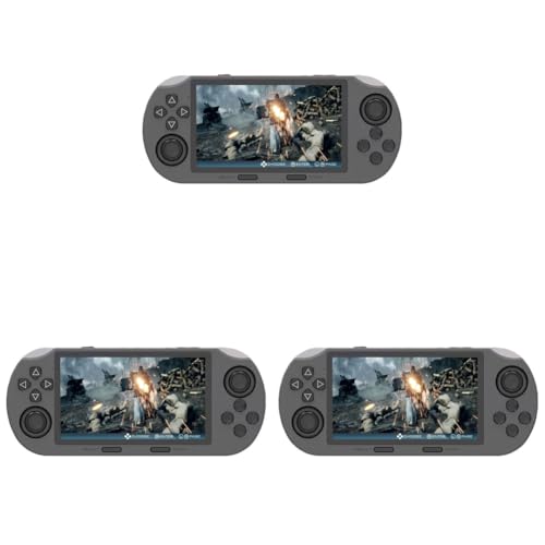Kexpery Spielkonsole, tragbar, 4,5 Zoll (11,9 cm), HD-Display, Retro-Gaming-Konsole, Multi-Plattform für Familie von Kexpery
