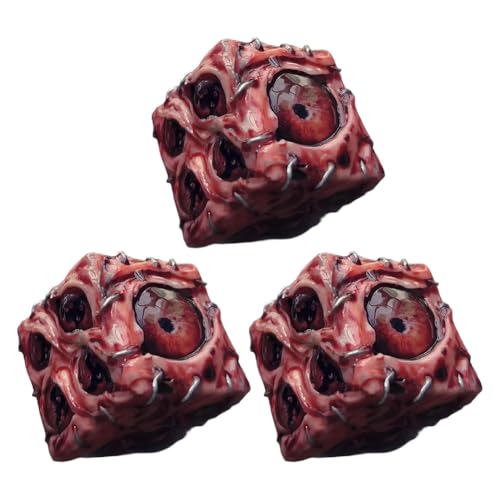 Kexpery Würfel des Spiels des Handwerksschicksals – Realistischer Gothic-Würfel mit Auge, 55 mm, wasserfest von Kexpery