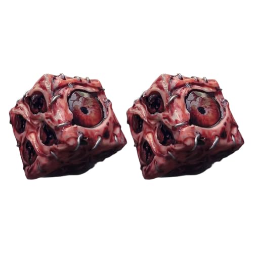 Kexpery Würfel des Spiels des Handwerksschicksals – Realistischer Gothic-Würfel mit Auge, 55 mm, wasserfest von Kexpery