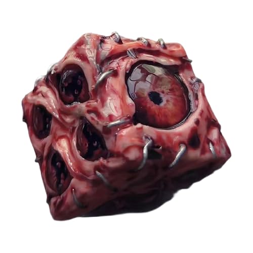 Kexpery Würfel des Spiels des Handwerksschicksals – Realistischer Gothic-Würfel mit Auge, 55 mm, wasserfest von Kexpery