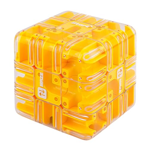 Maze Game Game Sensory 3D Maze Puzzle für Kinder 8-12 (Gelb) von Kexpery
