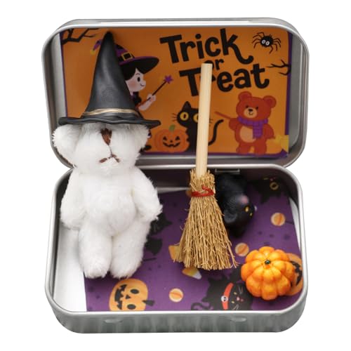 Witcher Witcher Witch Bear in einer Box Halloween zum Befüllen mit Geschenken (weiß) von Kexpery