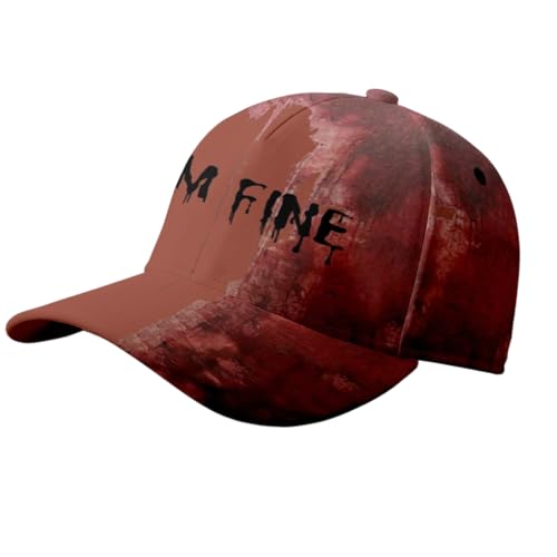 Kexpsogy Blutige Halloween-Kappen mit verstellbarem Riemen, gruseliger Blutdruck, Baseballmütze für Mottoparty, Maskeraden, Kopfbedeckung Kexpsogy Blutige Halloween-Kappen mit verstellbarem Riemen, gruseliger Blutdruck, Baseballmütze für Mottoparty, Maskeraden, Kopfbedeckung von Kexpsogy