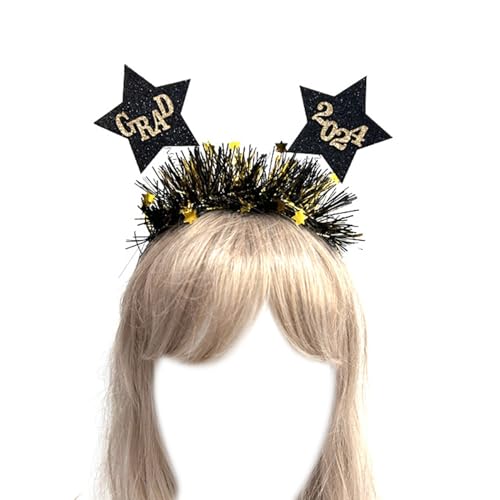 Kexpsogy GRAD Bachelor Hat Graduation Hut Kopfbedeckung Lametta Stirnbänder Party Kostüm für Absolventen Stirnbänder mit Stern Kexpsogy GRAD Bachelor Hat Graduation Hut Kopfbedeckung Lametta Stirnbänder Party Kostüm für Absolventen Stirnbänder mit Stern von Kexpsogy