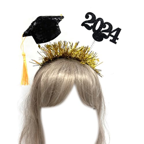 Kexpsogy GRAD Bachelor Hat Graduation Hut Kopfbedeckung Lametta Stirnbänder Party Kostüm für Absolventen Stirnbänder mit Stern Kexpsogy GRAD Bachelor Hat Graduation Hut Kopfbedeckung Lametta Stirnbänder Party Kostüm für Absolventen Stirnbänder mit Stern von Kexpsogy