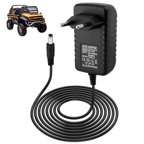 12V 1A Ladegerät für Kinder-Elektroautos, 6V Ladegerät für Elektrische Fahrt auf Spielzeug Toys Motorrad SUV ATV Kindermotorräder Elektrofahrten Auto Elektroautos, und Andere 12V-Geräte 12V 1A Ladegerät für Kinder-Elektroautos, 6V Ladegerät für Elektrische Fahrt auf Spielzeug Toys Motorrad SUV ATV Kindermotorräder Elektrofahrten Auto Elektroautos, und Andere 12V-Geräte von KeyQueen