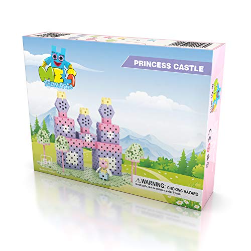 Meli Basic Thematic Schloss | 434 Bausteine in Pastellfarben | Kreatives Steckspiel für Kinder ab 3 Jahren | Konstruktionsspielzeug für Burgen, Türme & Figuren Meli Basic Thematic Schloss | 434 Bausteine in Pastellfarben | Kreatives Steckspiel für Kinder ab 3 Jahren | Konstruktionsspielzeug für Burgen, Türme & Figuren von Keycraft