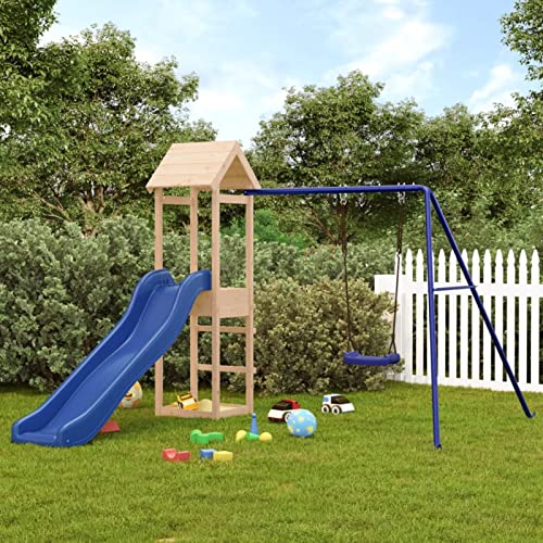 Keyroto Spielset für den Außenbereich aus Holz Spiele Garten Spielplatz Outdoor Gartenhaus aus Holz Typ 26 von Keyroto
