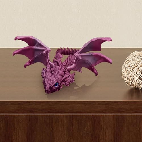Keyubria 3D Gedruckter Drache, Ewegliche Gelenke Drache 3D-gedrucktes Geschenk, Gedruckter Beweglicher drachens Spielzeug Für Home Office Decor, Stress Relie, Geburtstagsgeschenk Keyubria 3D Gedruckter Drache, Ewegliche Gelenke Drache 3D-gedrucktes Geschenk, Gedruckter Beweglicher drachens Spielzeug Für Home Office Decor, Stress Relie, Geburtstagsgeschenk von Keyubria